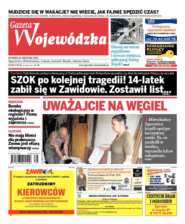 Gazeta Wojewódzka 26.08 - 01.09