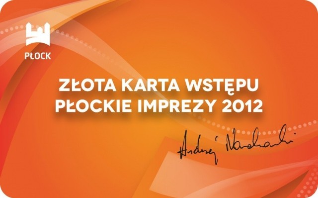 Roczne zaproszenie dla dwóch osób na większość płockich wydarzeń kulturalnych przekazał Wielkiej Orkiestrze Świątecznej Pomocy prezydent Płocka Andrzej Nowakowski.

Wejściówkę dostanie ten, kto zapłaci za nią najwięcej podczas licytacji na portalu Allegro.  

Szczęściarz, który wygra licytację, nie tylko spełni dobry uczynek, ale także zrobi prezent  sobie i najbliższej osobie. Bilet będzie upoważniał do wstępu na wszelkie imprezy organizowane albo współorganizowane przez Urząd Miasta Płocka, Płocki Ośrodek Kultury i Sztuki, Płocką Galerię Sztuki, kluby piłki ręcznej i nożnej - Orlen Wisłę Płock i Wisłę Płock. Wejściówka będzie także biletem wstępu na Reggaeland i Audioriver. W przypadku imprez, na które wstęp jest bezpłatny, wejściówka  przekazana przez prezydenta będzie upoważniała do wejścia na sektor  VIP.  Cena wywoławcza &#8211; 500 zł.

Osoba, która wylicytuje fant, będzie otrzymywała wspomniane wyżej zaproszenia przez cały 2012 rok, sukcesywnie, przed każdą zbliżającą się uroczystością.