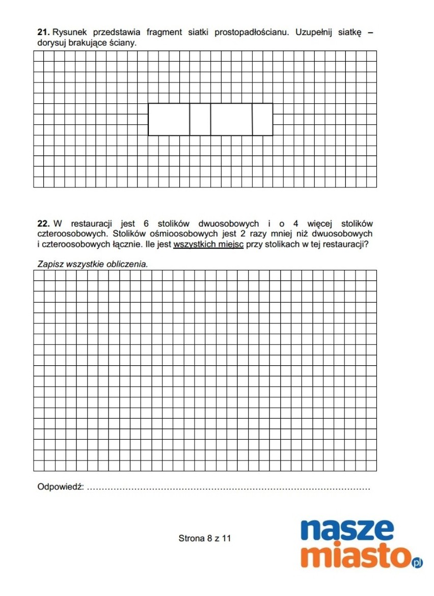 Test 6 klasa 1 kwietnia 2014 - Jak Wam poszło? ARKUSZE, KLUCZ ODPOWIEDZI