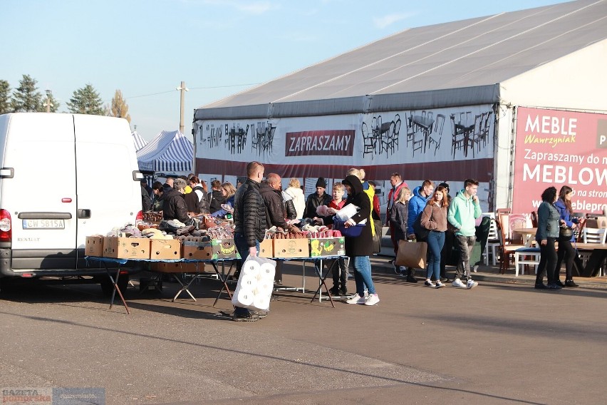 Pchli Targ we Włocławku, 31 października 2021.