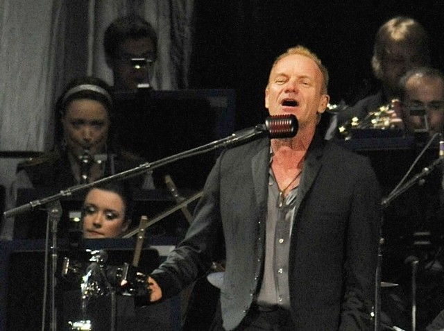 Koncert Stinga w Poznaniu.