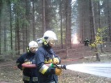 Strażacy ćwiczyli technikę gaszenia pożarów lasu [ZDJĘCIA]