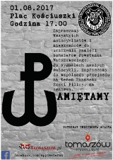 Obchody rocznicy wybuchu powstania warszawskiego  w Tomaszowie [PROGRAM]