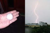 Potężna burza w Lubelskiem: Błyskawice, zerwane dachy i grad wielkości piłek golfowych 