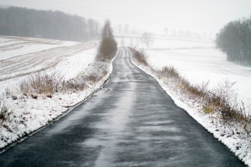 Pierwszy śnieg na Dolnym Śląsku (ZDJĘCIA)