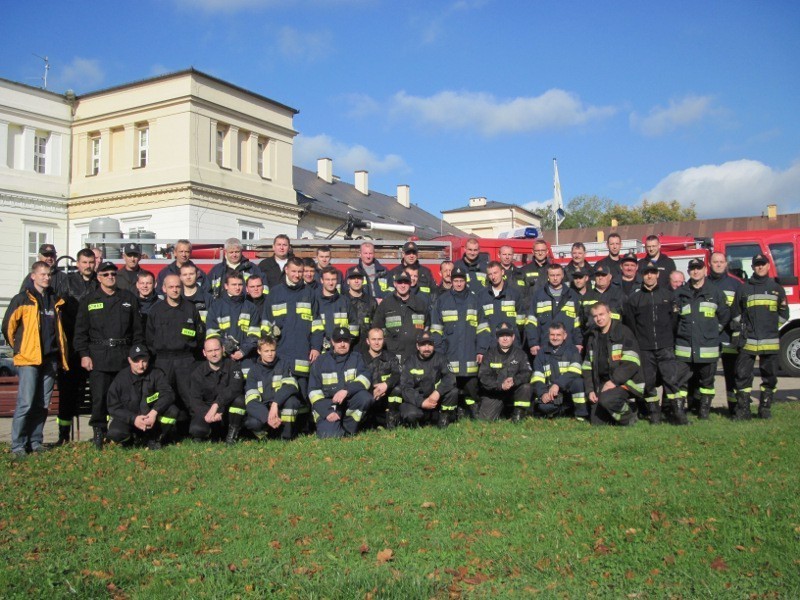 Strażacy z OSP, z terenu gminy Koszęcin, sprawdzili swoje umiejętności w siedzibie zespołu Śląsk