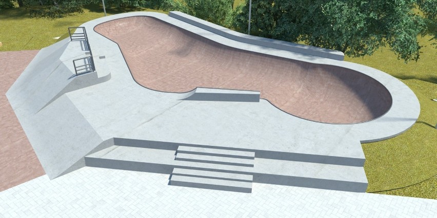 Koncepcja skateparku na osiedlu Majowym