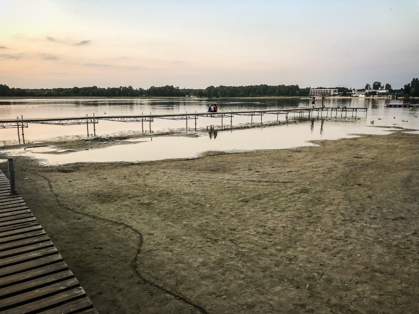 Plaża pudełlkowo koniec września 2020