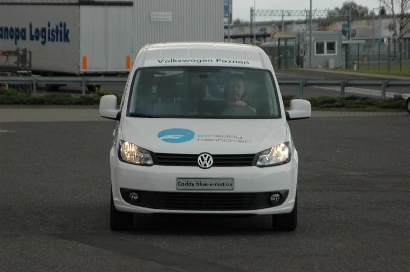 Elektryczny VW Caddy.