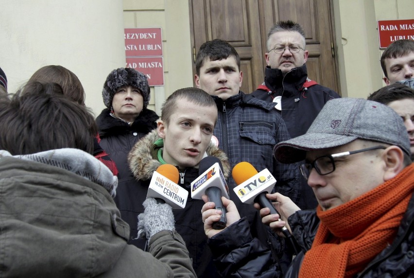 Protest przeciwko ACTA w Lublinie (ZDJĘCIA, WIDEO)