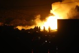 Potężny pożar w Lubinie. Fabryka styropianu w ogniu