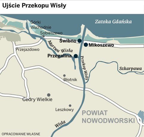 Modernizacja przekopu nie tylko zmniejszy zagrożenie powodzią, ale też poprawi bezpieczeństwo żeglugi.