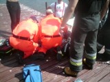 Serfer i policjanci uratowali żeglarza na jeziorze Kierskim