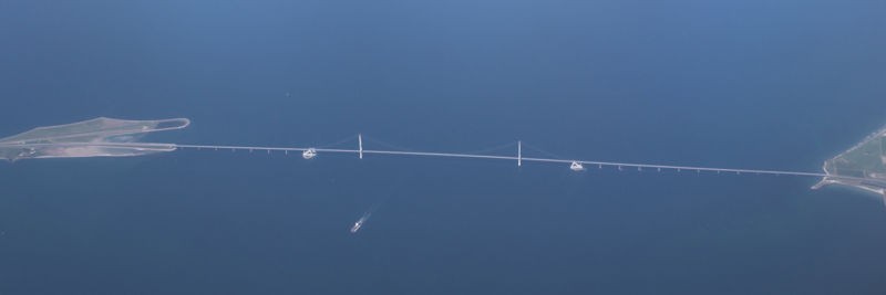Most nad Wielkim Bełtem w Danii...