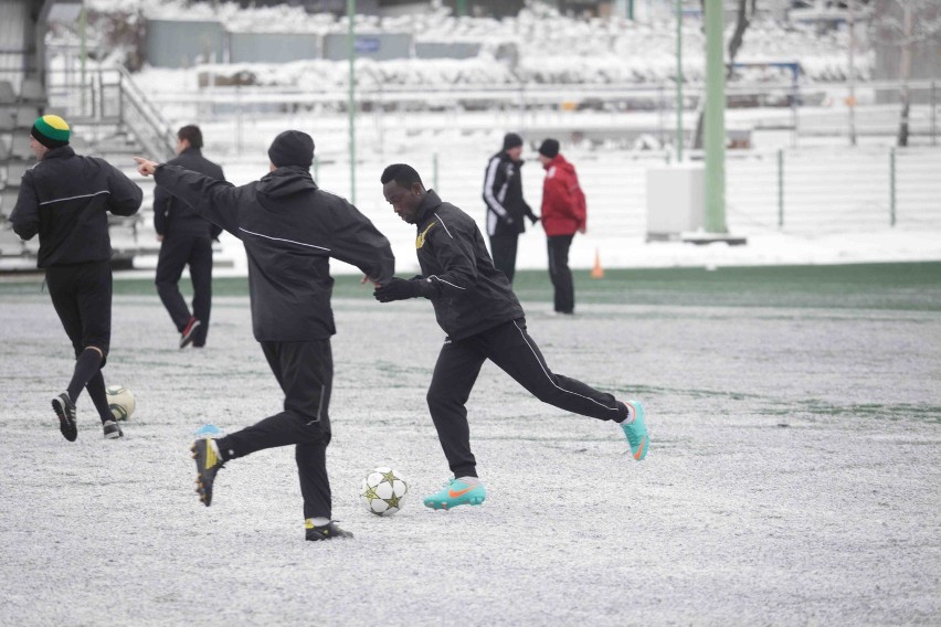 Pierwszy zimowy trening GKS Katowice w 2013 roku [ZDJĘCIA]