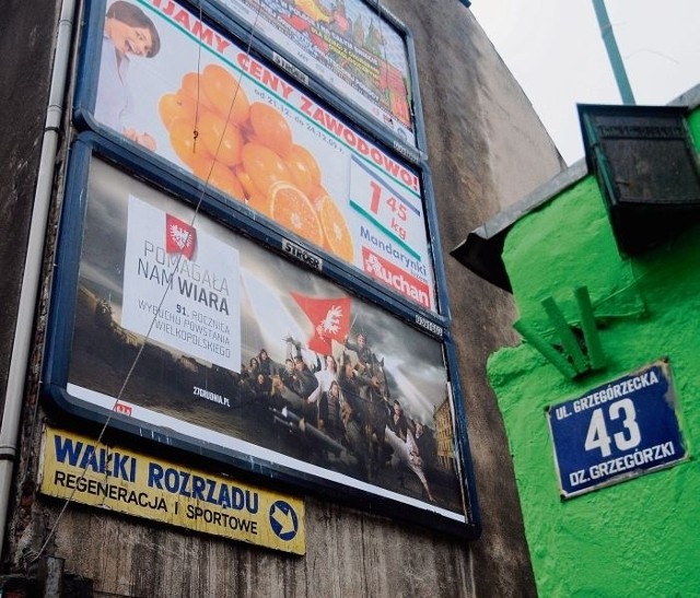 Powstańczy billboard można oglądać w Krakowie