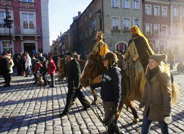 Happening promujący Orszak Trzech Króli 2013