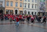 Flash mob na Rynku Głównym w Krakowie