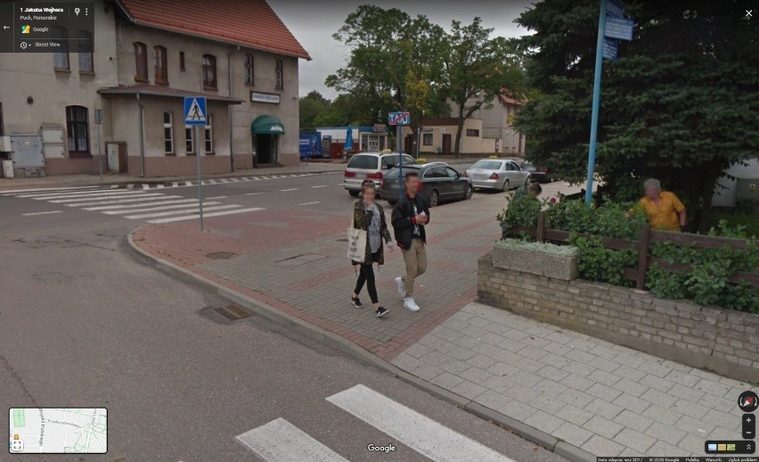 Mieszkańcy Pucka na Google Street View, część 3. Zobacz kogo...