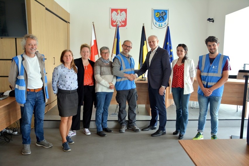 Żukowo. Francuzi przekazali dary dla uchodźców z Ukrainy