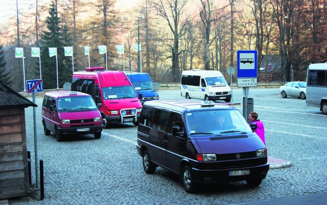 Najbardziej konflikt busy-taksobusy widoczny jest w Kuźnicach, które nazywane są "Złotą Górką"