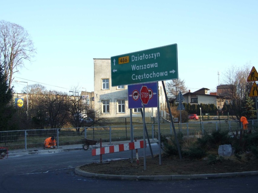 Wieluń: Ulica 18 Stycznia nadal zamknięta