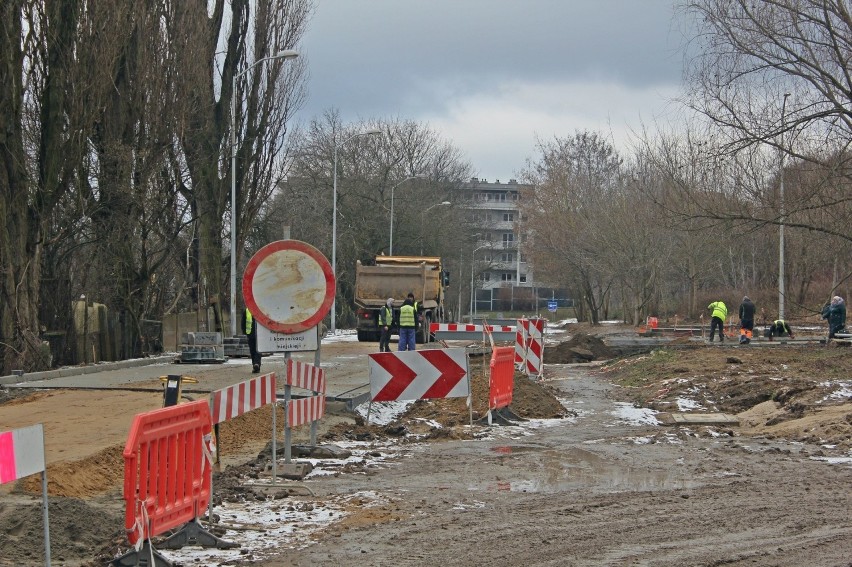 Inwestycja na ul. Kułakowskiego w Szczecinie. Jak postępy? [ZDJĘCIA] 