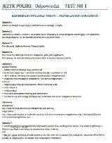 MATURA 2012:  Zadania z języka polskiego - rozwiązania