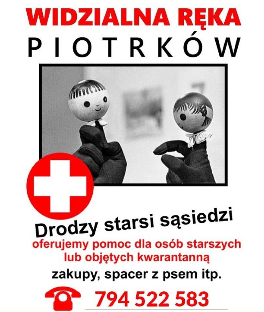 W Piotrkowie działa akcja Widzialna Ręka - piotrkowianie...