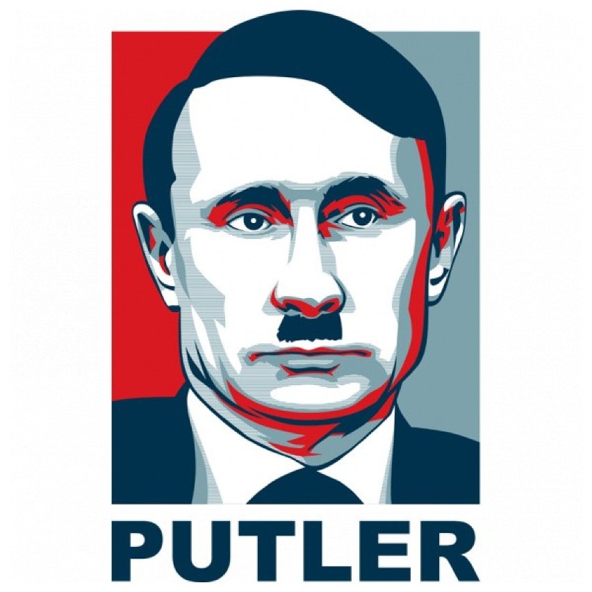 "Putin = Hitler"