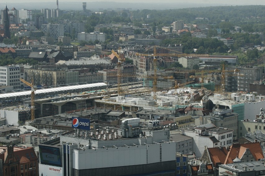 Katowice: Budowa dworca i Galerii Katowickiej [NAJNOWSZE ZDJĘCIA]