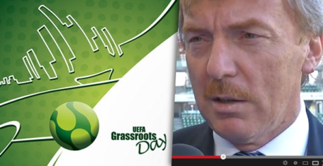 UEFA Grassroots Day 2013. Zbigniew Boniek zaprasza na piłkarski piknik na stadionie Drukarza w Warszawie [wideo]