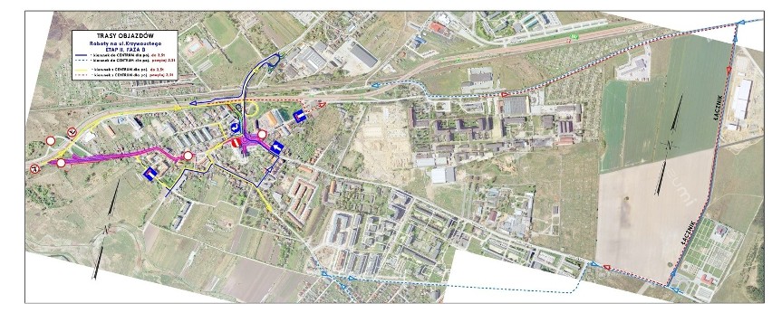 Od weekendu nowa organizacja ruchu na Psim Polu. Będzie tłoczno! (MAPA)