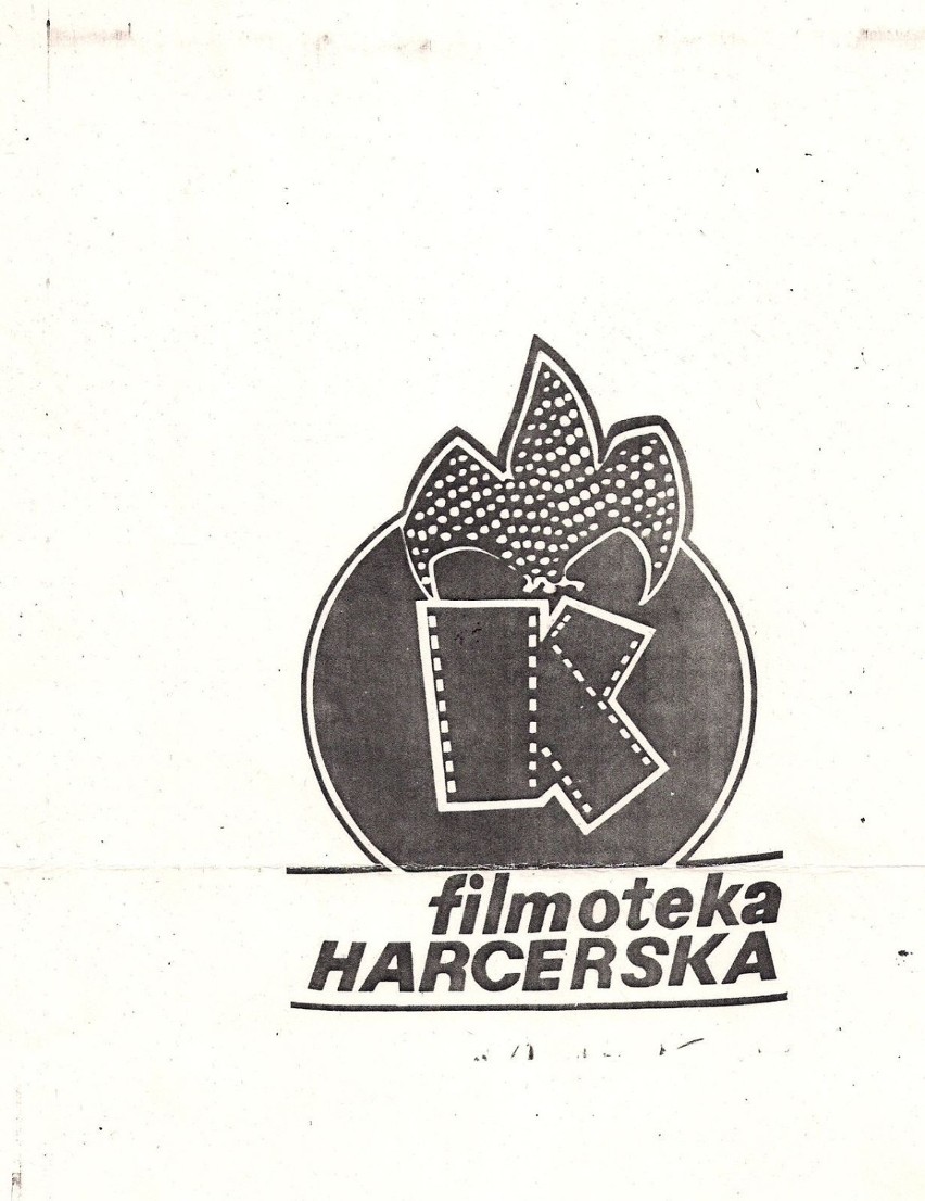 Logo Filmoteki Harcfilm Kraków autor projektu hm Henryk...