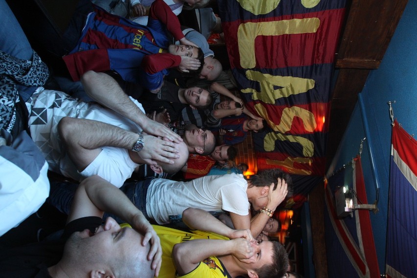 Kibice Barcelony świętują w Katowicach wygraną nad Realem [ZDJĘCIA]