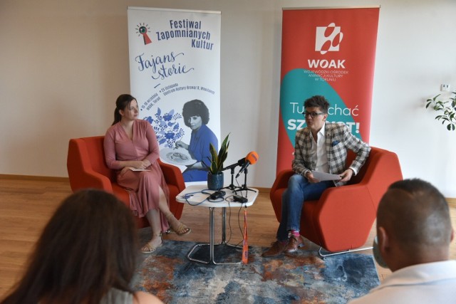 O zbliżającym się Festiwalu mówili na piątkowej konferencji prasowej Łukasz Wudarski, dyrektor WOAK-u i Katarzyna Pągowska, zastępczyni dyrektora ds. merytorycznych