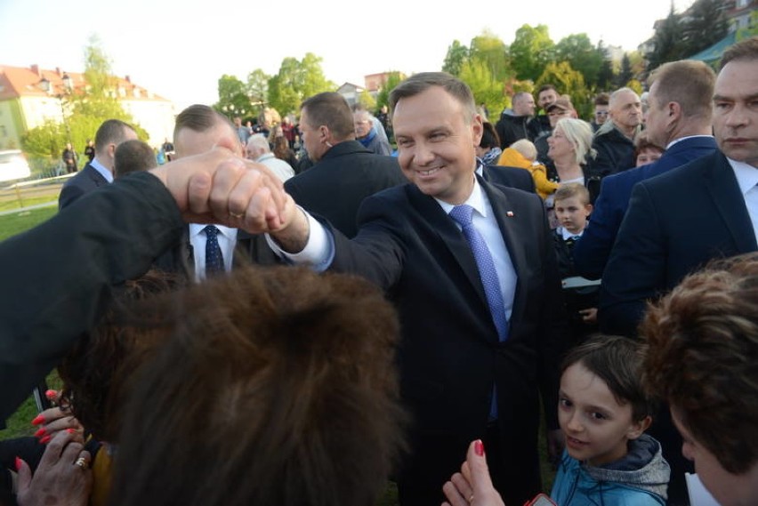Wizyta prezydenta RP Andrzeja Dudy w Krośnie Odrzańskim...