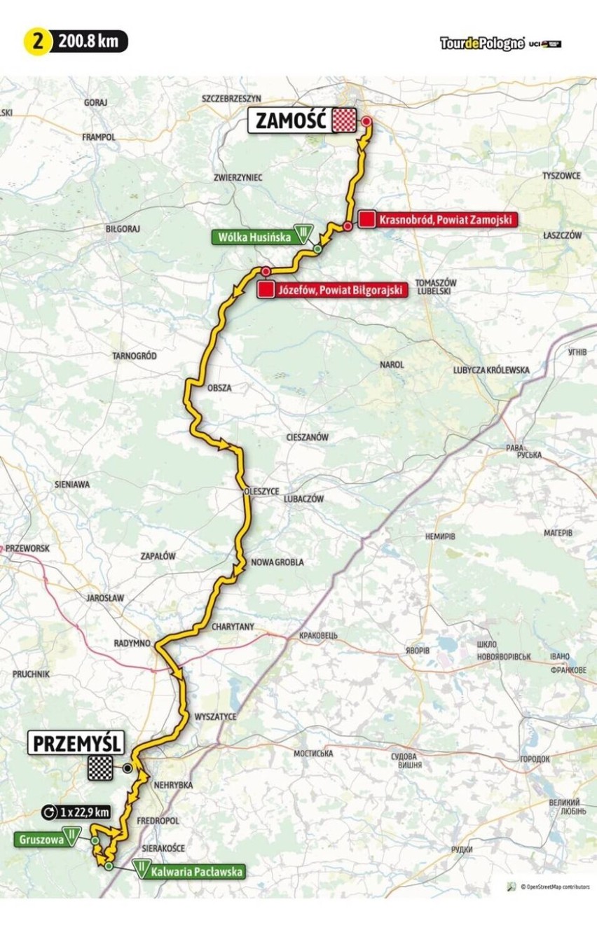 Wyścig „Tour de Pologne” przejedzie przez powiat jarosławski. Sprawdź, gdzie wystąpią utrudnienia na drogach