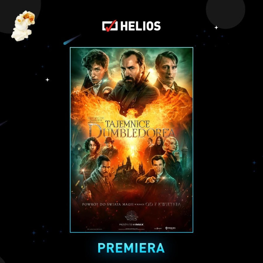 Wyjątkowe premiery na ekranach kin. Helios zaprasza w świat magii… i nie tylko!  