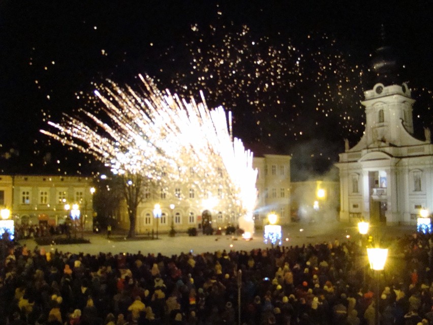 Powitanie Nowego Roku w Wadowicach.