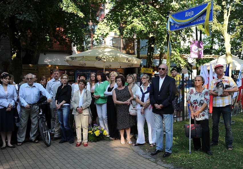 Sopot: Otwarcie alei Agnieszki Osieckiej (ZDJĘCIA)