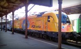 Euro 2012: Bursztynowa lokomotywa przejechała przez Gdańsk