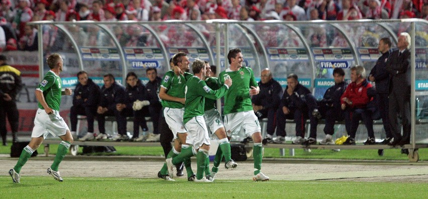 Fotoreportaż z meczu Polska - Irlandia Płn. 5 września 2009 r. w Chorzowie