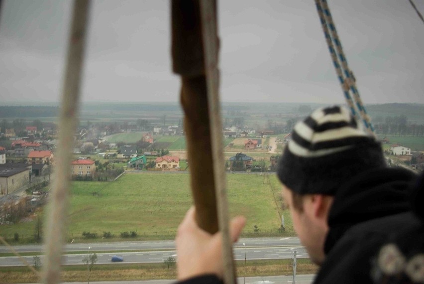 Czesław Mozil latał w sobotę nad Śląskiem balonem [ZDJĘCIA]