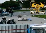 Policjanci pobili się na meczu Polonii Bytom z Ruchem Chorzów [Film]