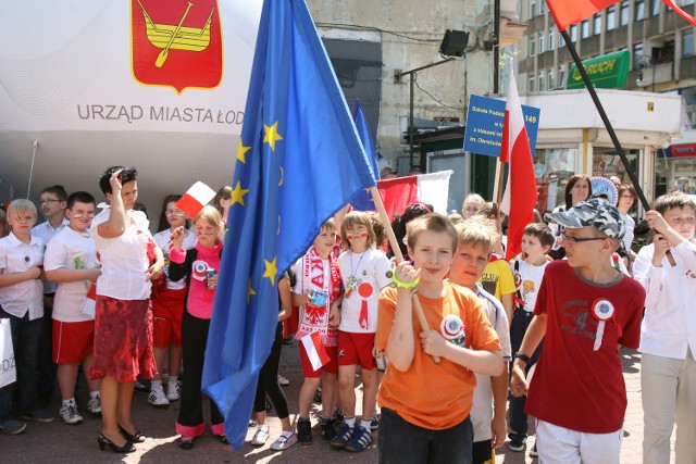 Dzieci przeszły w europejskiej paradzie