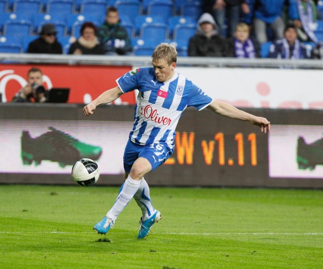 Artiom Rudniew strzelił w Bytomiu dwa gole i znowu był motorem napędowym Kolejorza