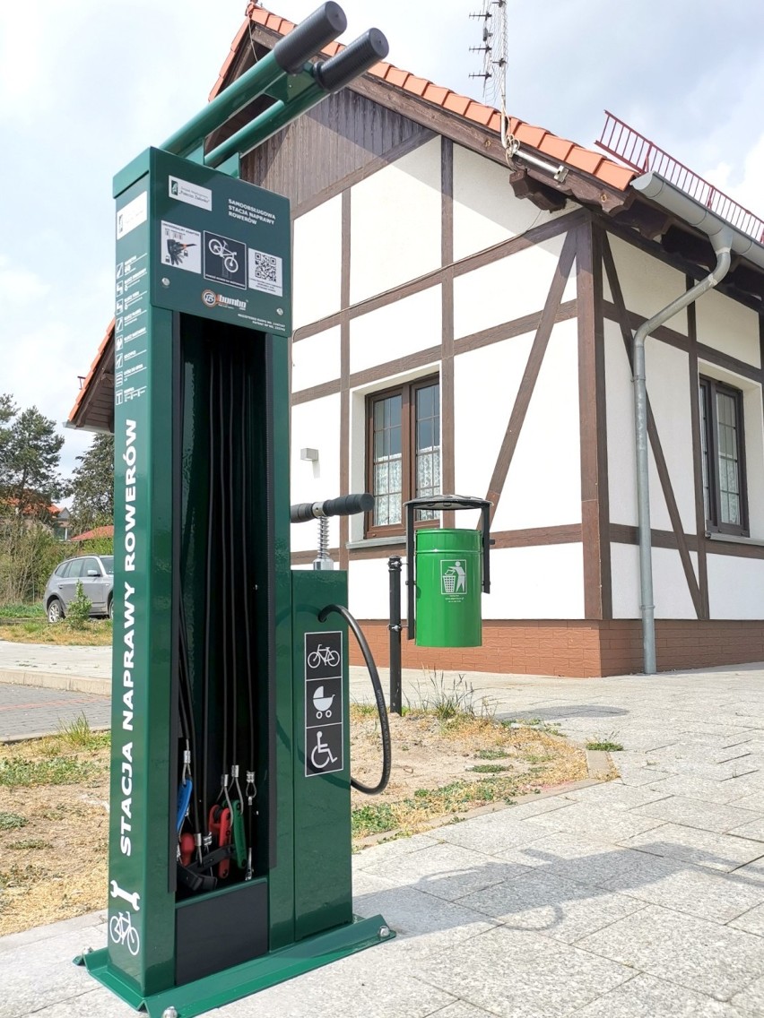 Kolejna samoobsługowa stacja naprawy rowerów w Skokach 