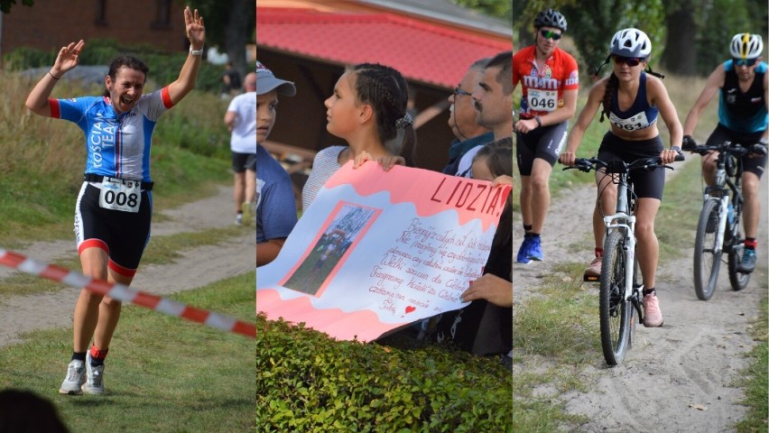 IV Bojanowski Duathlon. Na zawody w Tarchalinie przyjechali spragnieni sportowych wrażeń zawodnicy z całego regionu [ZDJĘCIA]