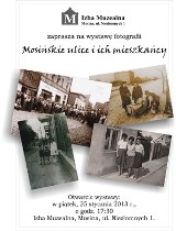 Mosińskie ulice i ich mieszkańcy. Dziś wernisaż wystawy w Mosinie 